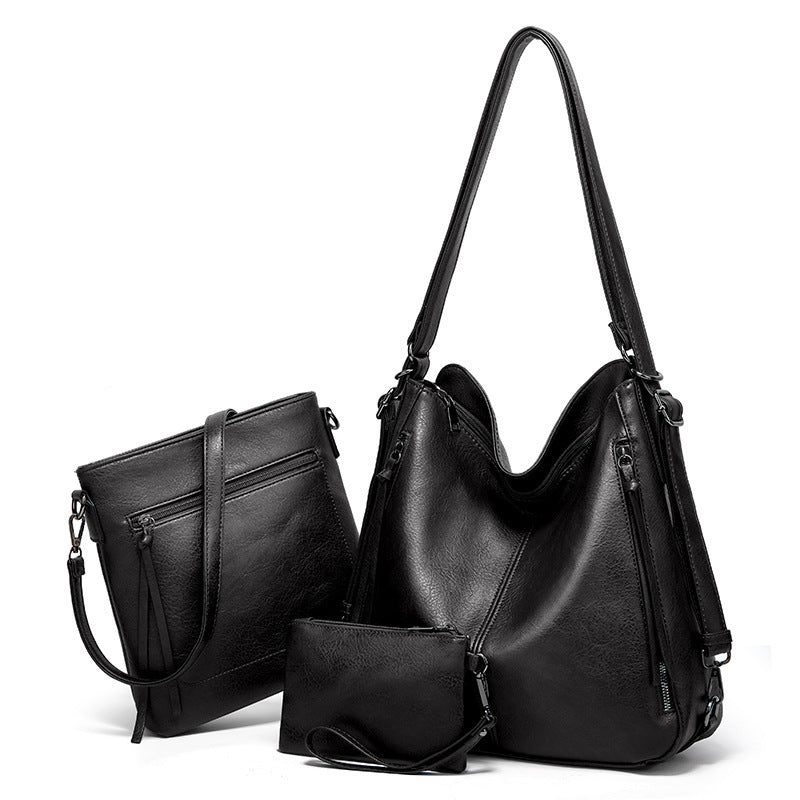 Special-interest Design New Women's Bag Retro Fashion Three-piece Set
