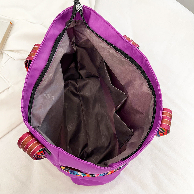 Women's Oxford Cloth Bag Portable And Fashion Shoulder Bag