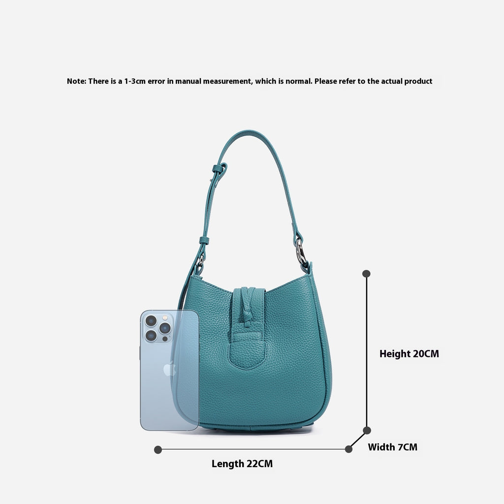 Large Capacity Commuter Soft Leather Handbag Crossbody Bag