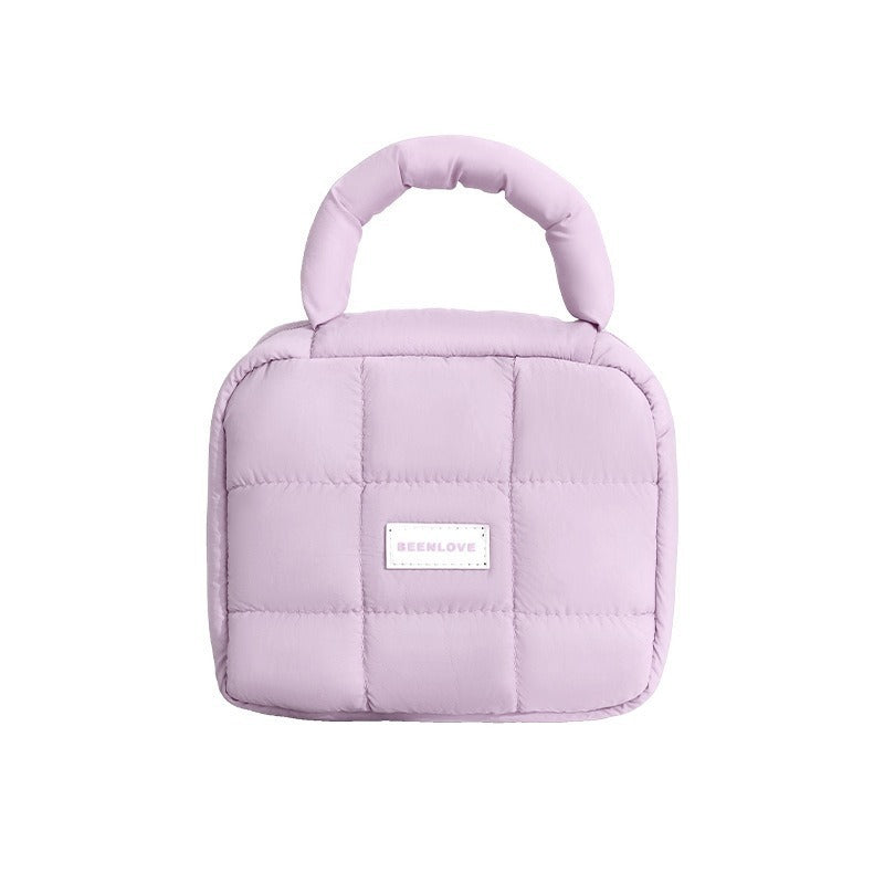Women's Fashion New Puff Square Storage Bag