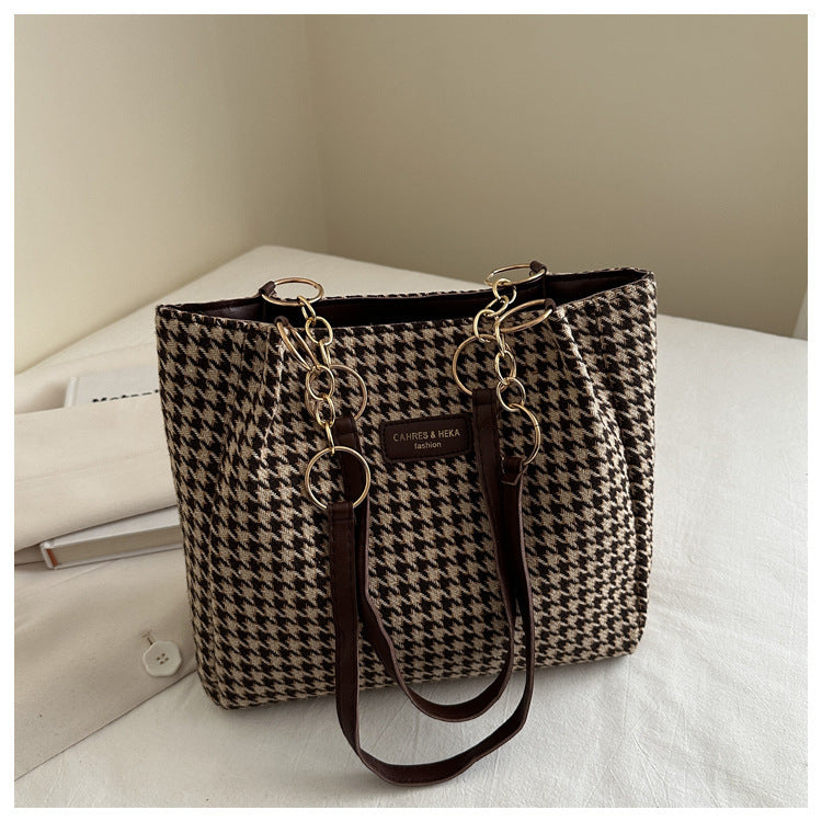 Fall Idle Style Chain Tote Shoulder Large Capacity