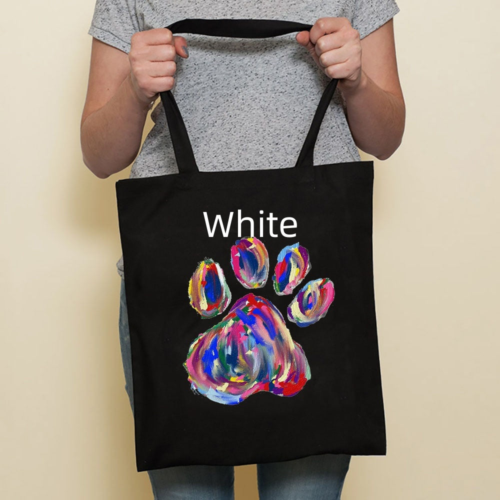 Sausage Cute Pet Dog Printed Canvas Bag