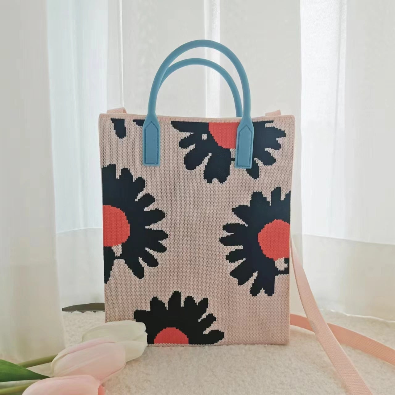 Women's Crossbody Small Cute And Lightweight Four Seasons Striped Handbag