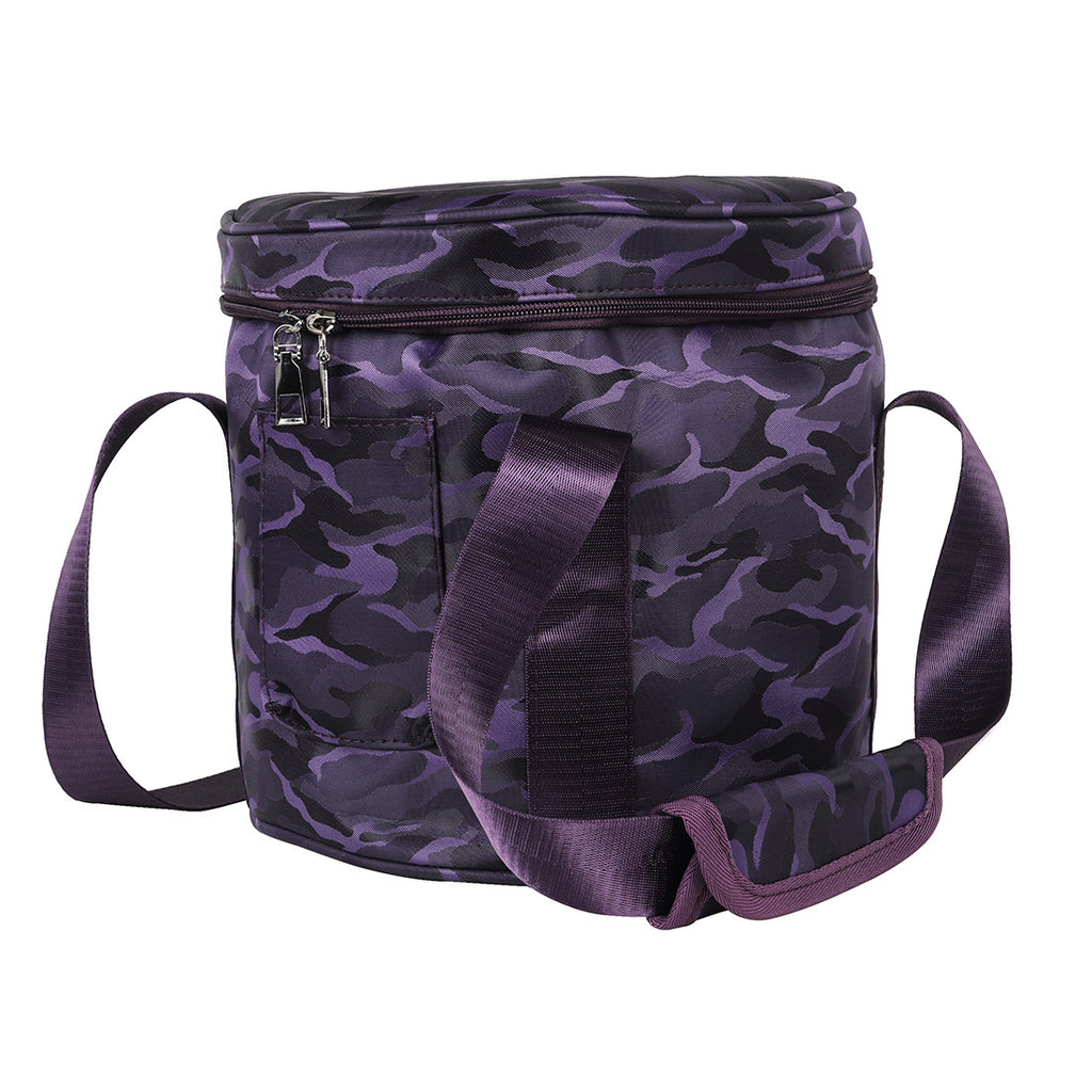 Oxford Cloth Purple With Patterns Himalaya Bowl Music Bowl Crystal Bowl Portable Tote