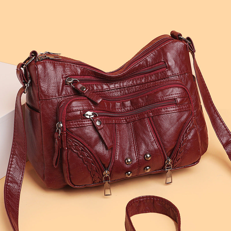 Large Capacity Women's Shoulder Bag New High Sense