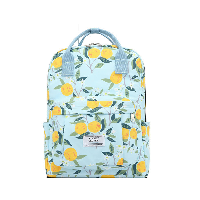 Versatile And Portable Waterproof Printed Backpack That Can Be Used To Carry Luggage
