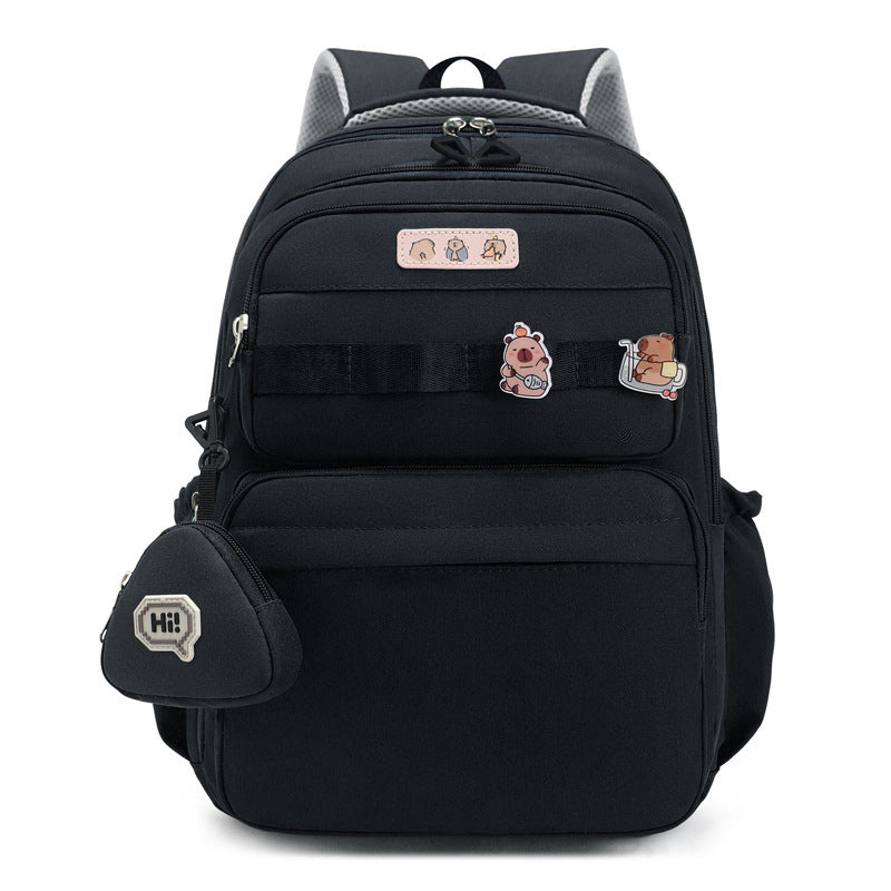 Large Capacity Leisure Simple Schoolbag Female Primary School Junior High School