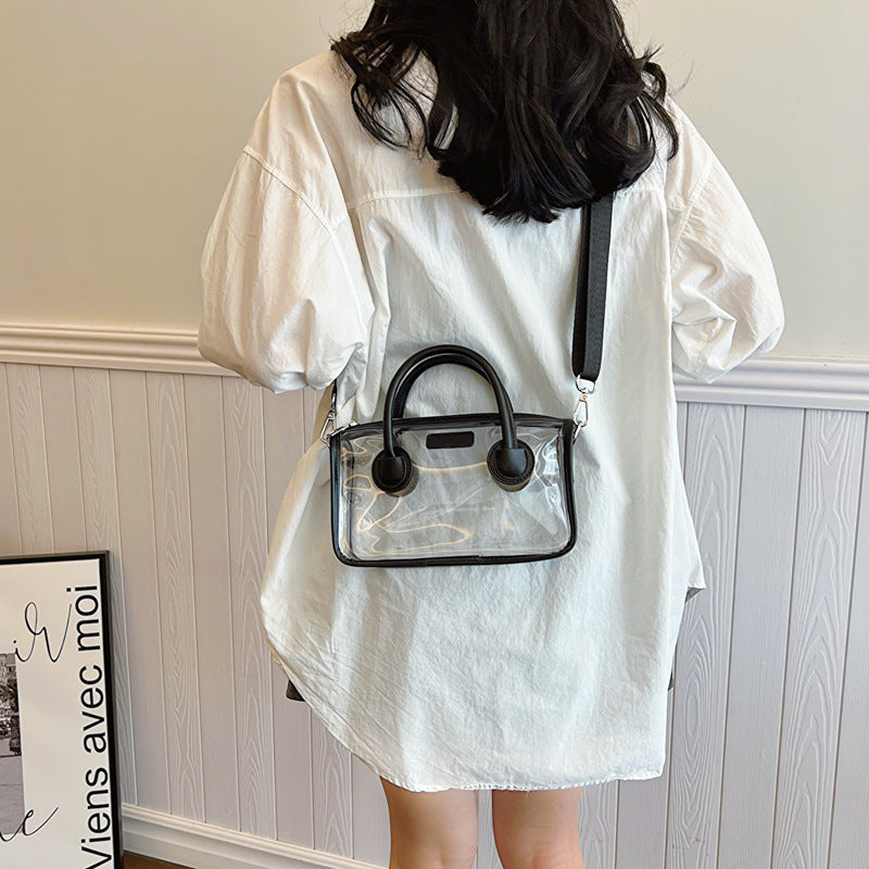 Transparent Shoulder Large Capacity Fashion Underarm Bag