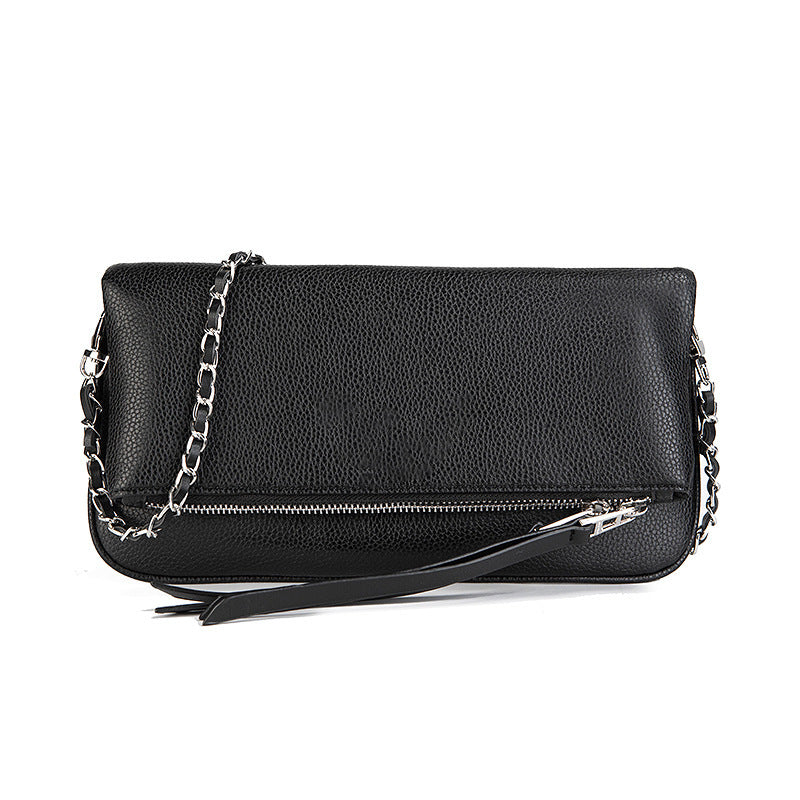 Fashion Chain Folding Clutch Women's Shoulder Messenger Bag