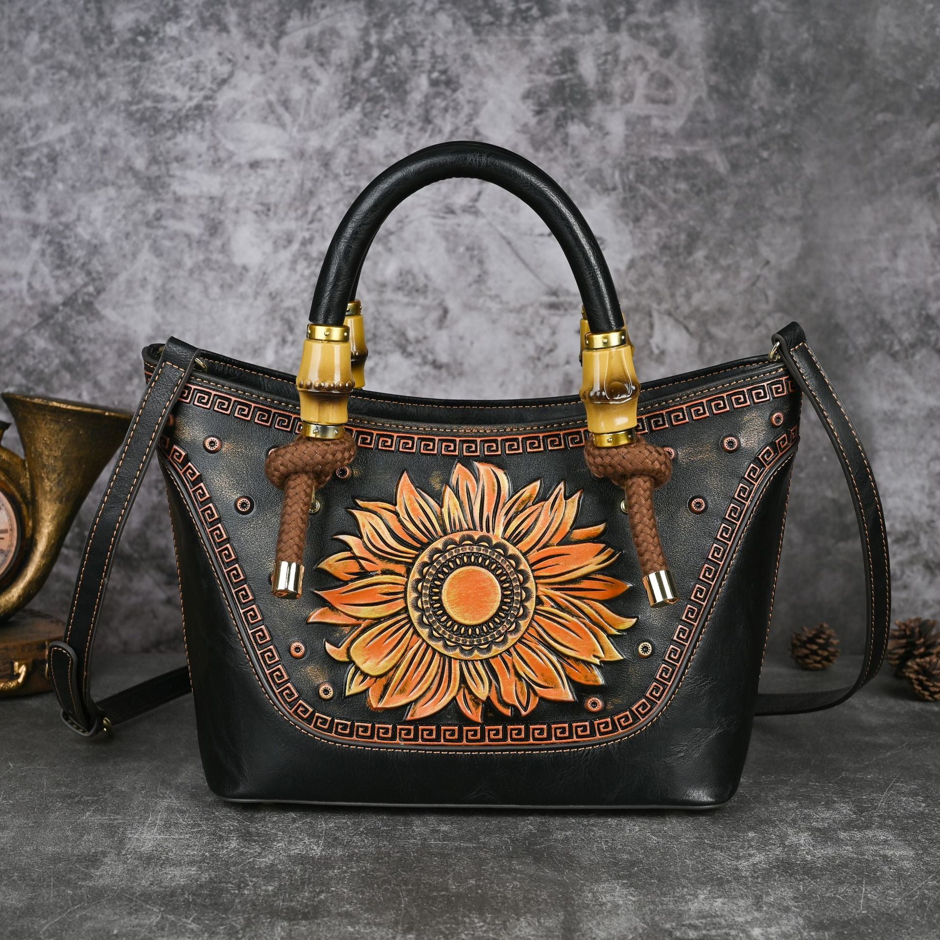 High-grade Elegant Middle-aged One-shoulder Versatile Crossbody Bag