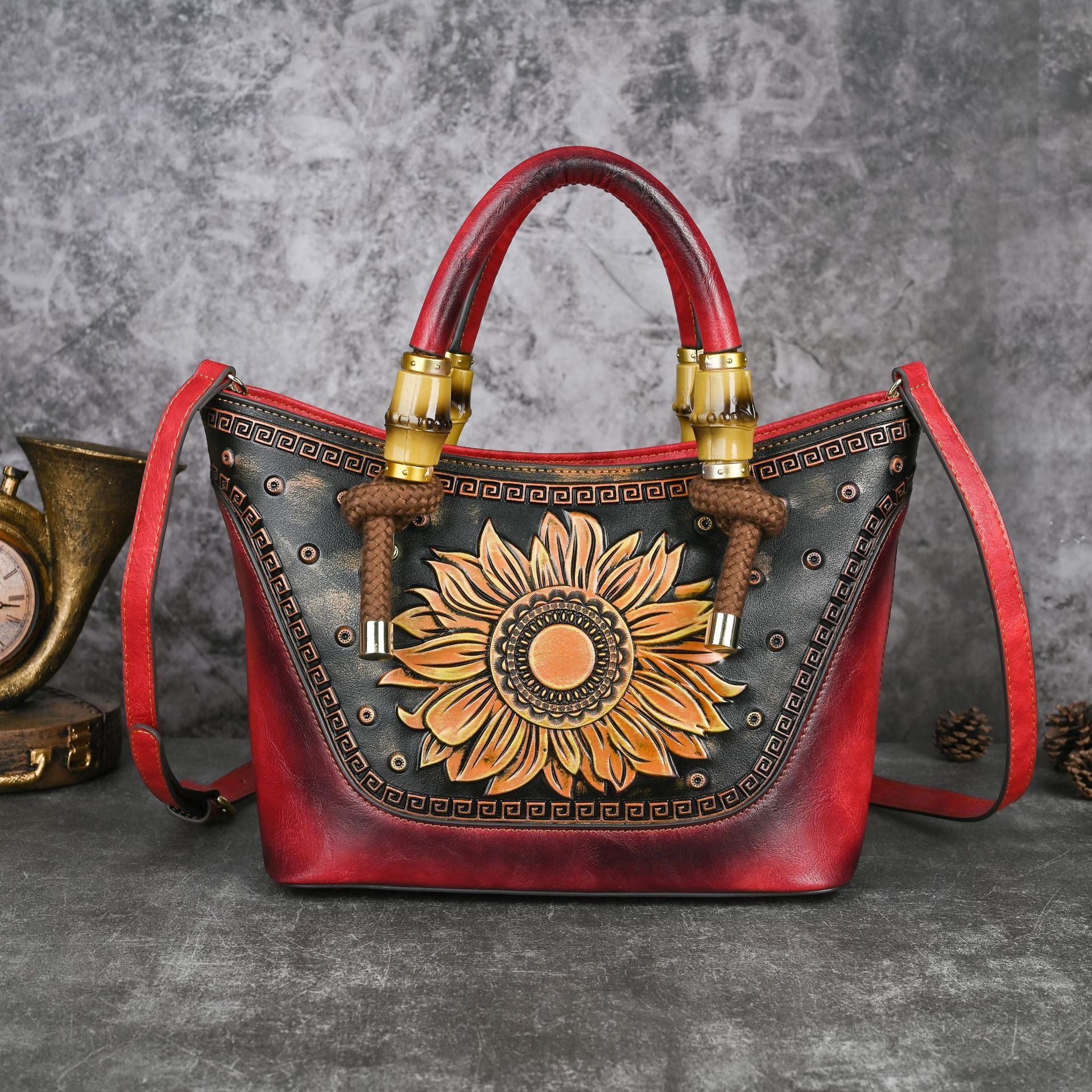 High-grade Elegant Middle-aged One-shoulder Versatile Crossbody Bag