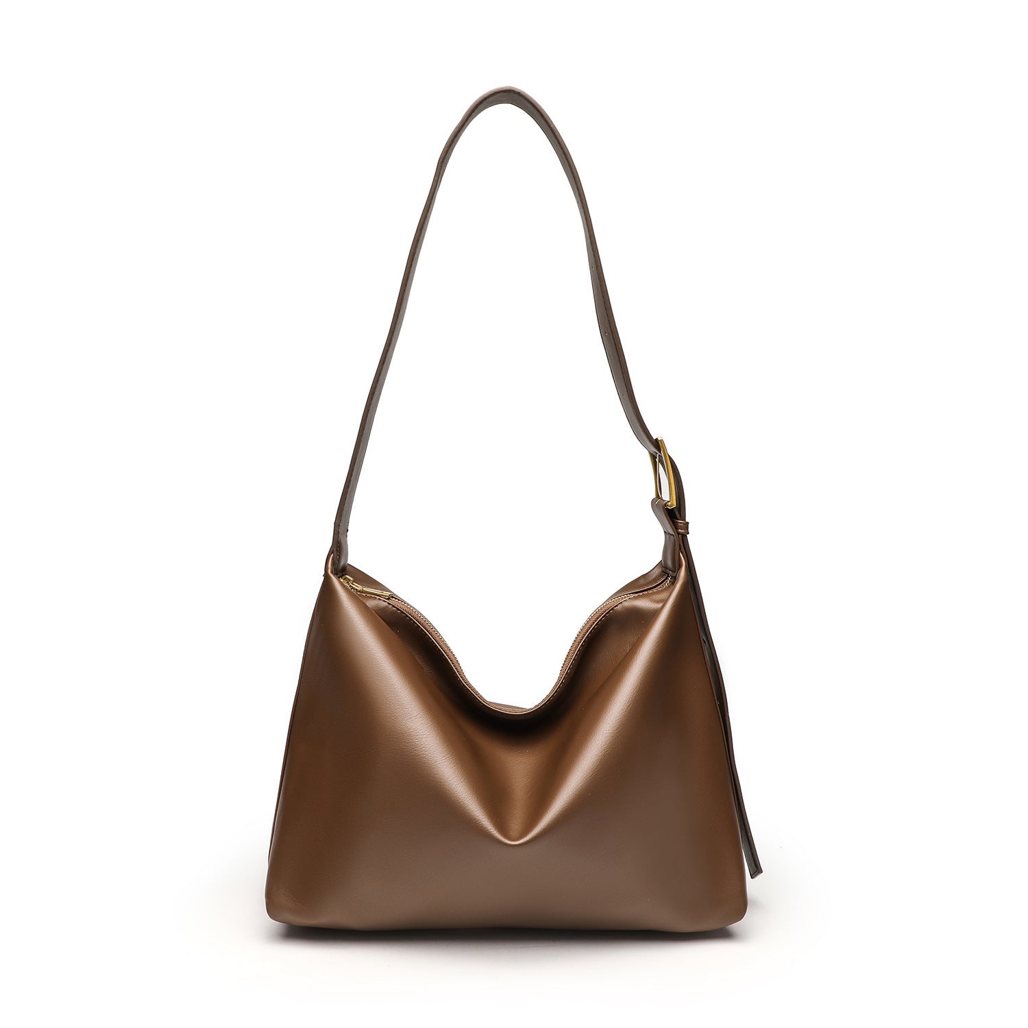 Soft Collapse Simple Style One Shoulder Large Capacity Totes