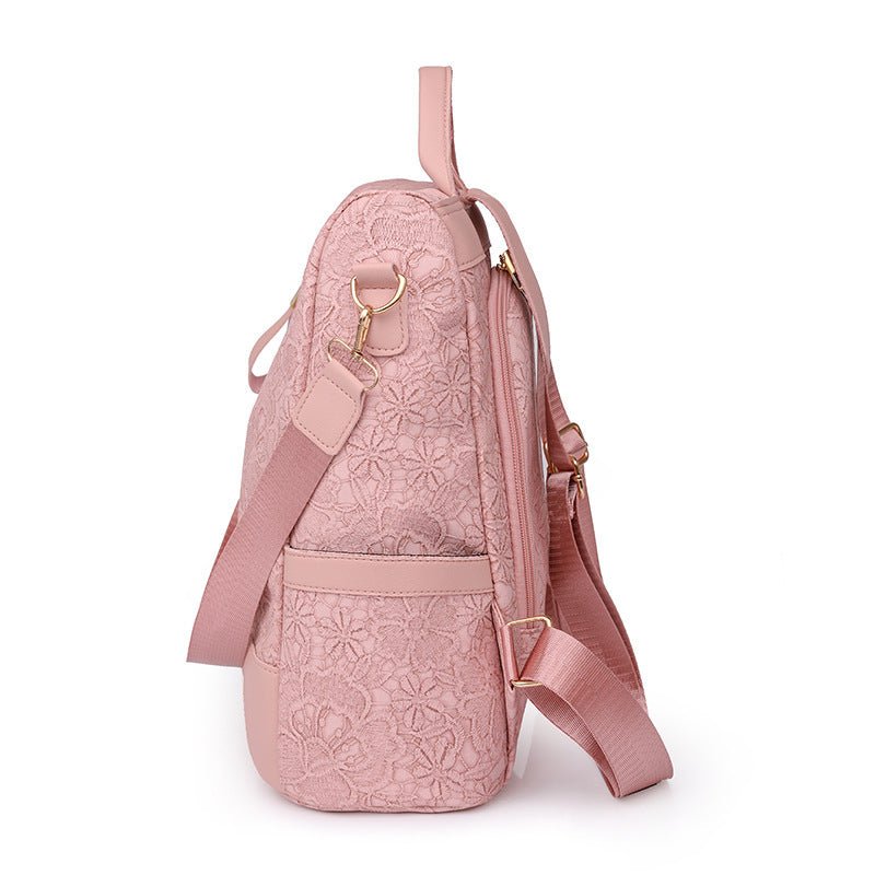 Women's Casual Backpack With Soft Texture