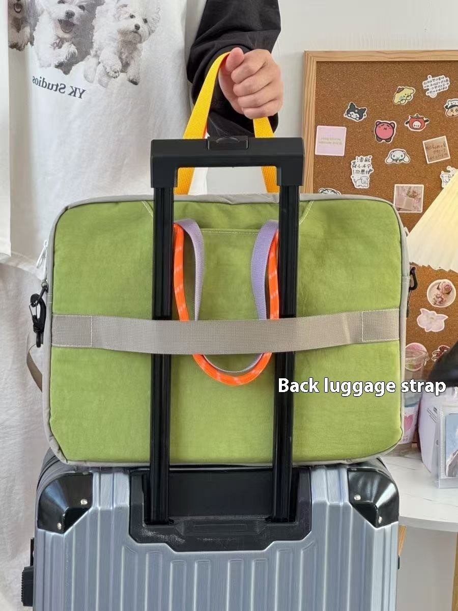 Japanese Dopamine Color Matching Crossbody Bag Large Capacity