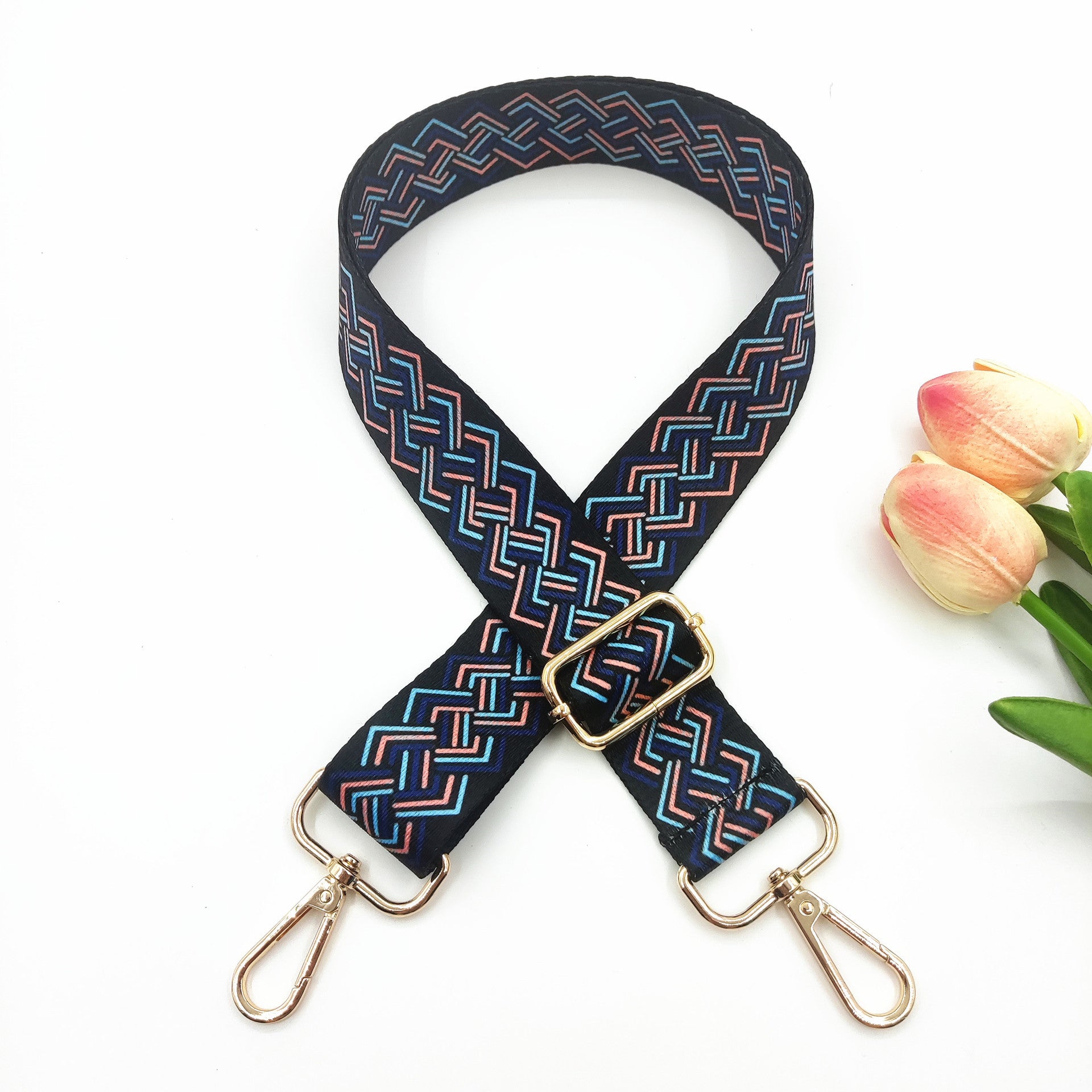 Purse Chain Colorful Wide Shoulder Straps Accessories