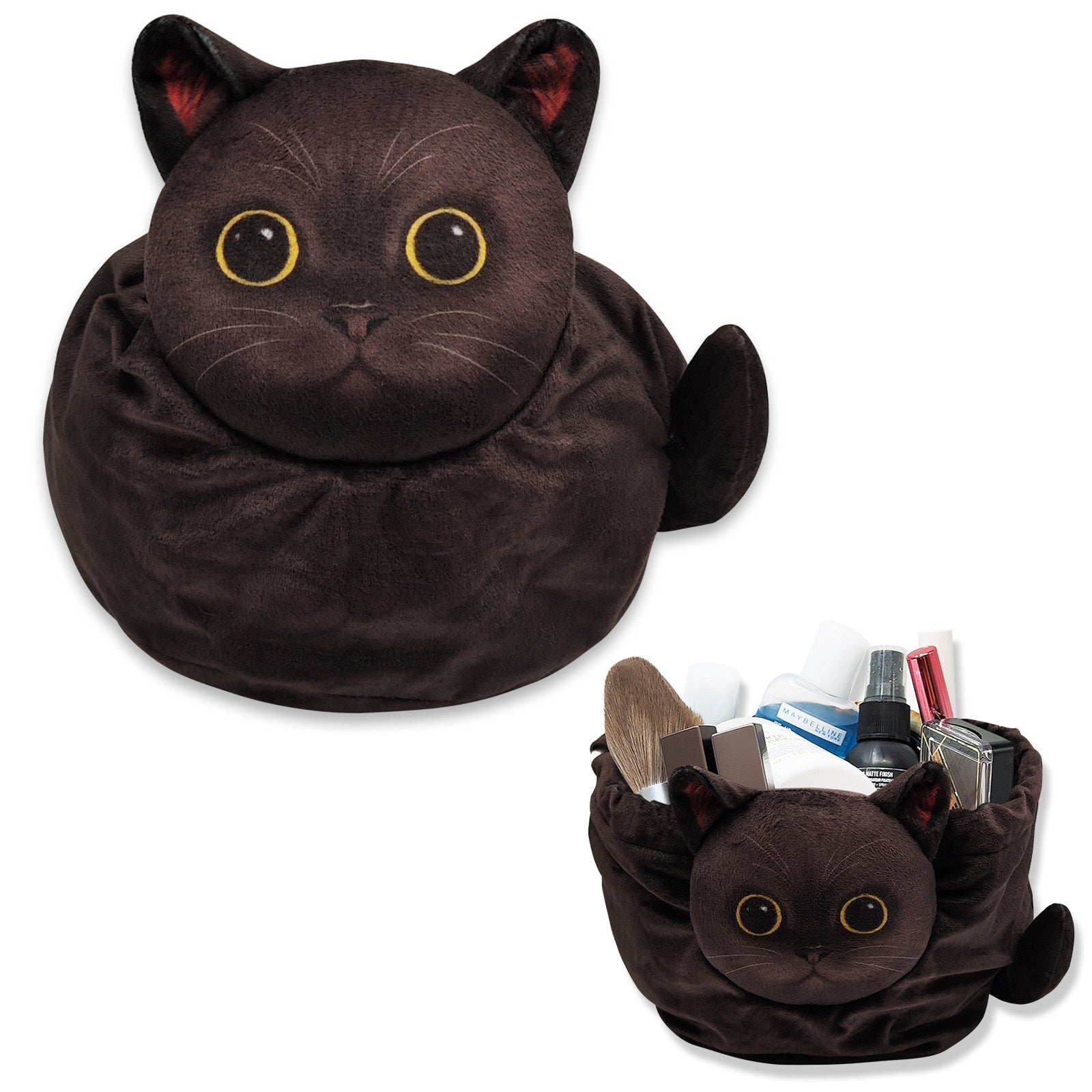 Creative Japanese Cat Printing Drawstring Storage Bag