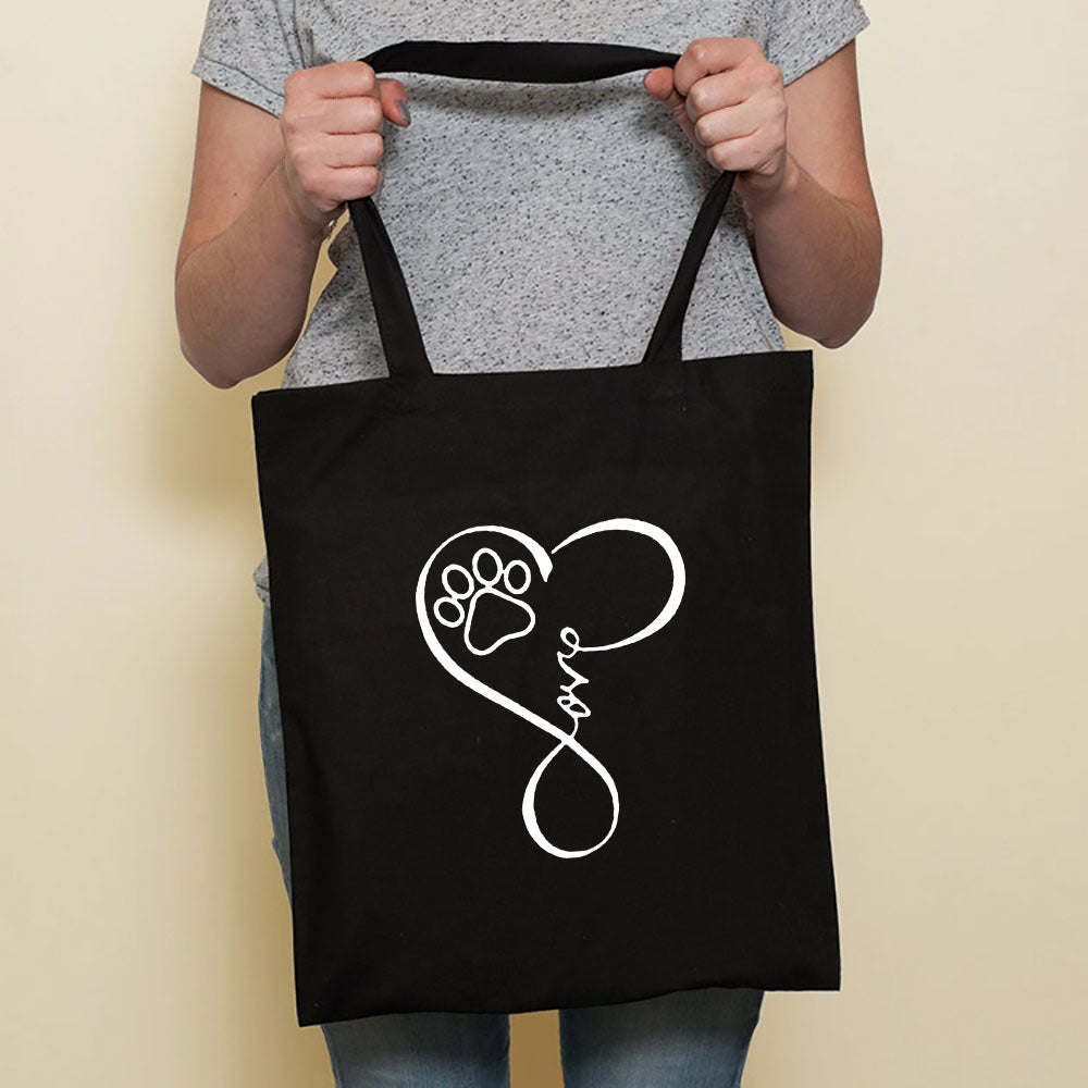Sausage Cute Pet Dog Printed Canvas Bag