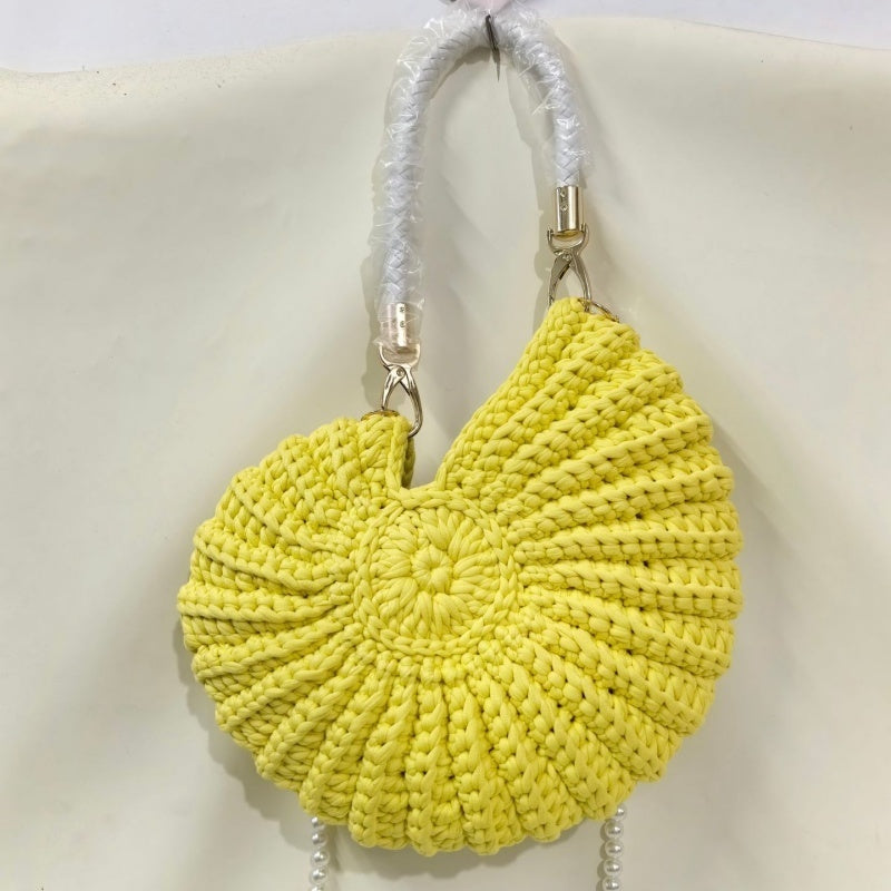 New Handmade Woven Pearl Chain Candy Color Fashion