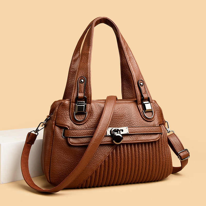 Special-interest Design Bag Tide Large Capacity Stitching