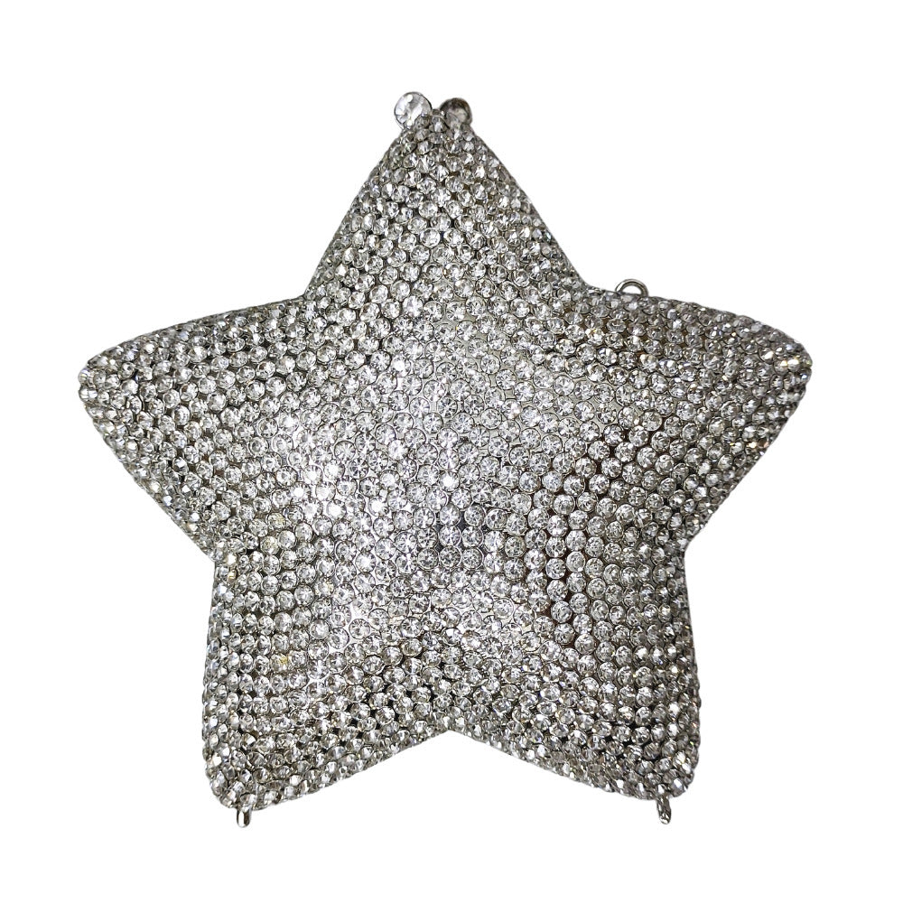 Little Star Studded Diamond Dinner Full Diamond Handbag