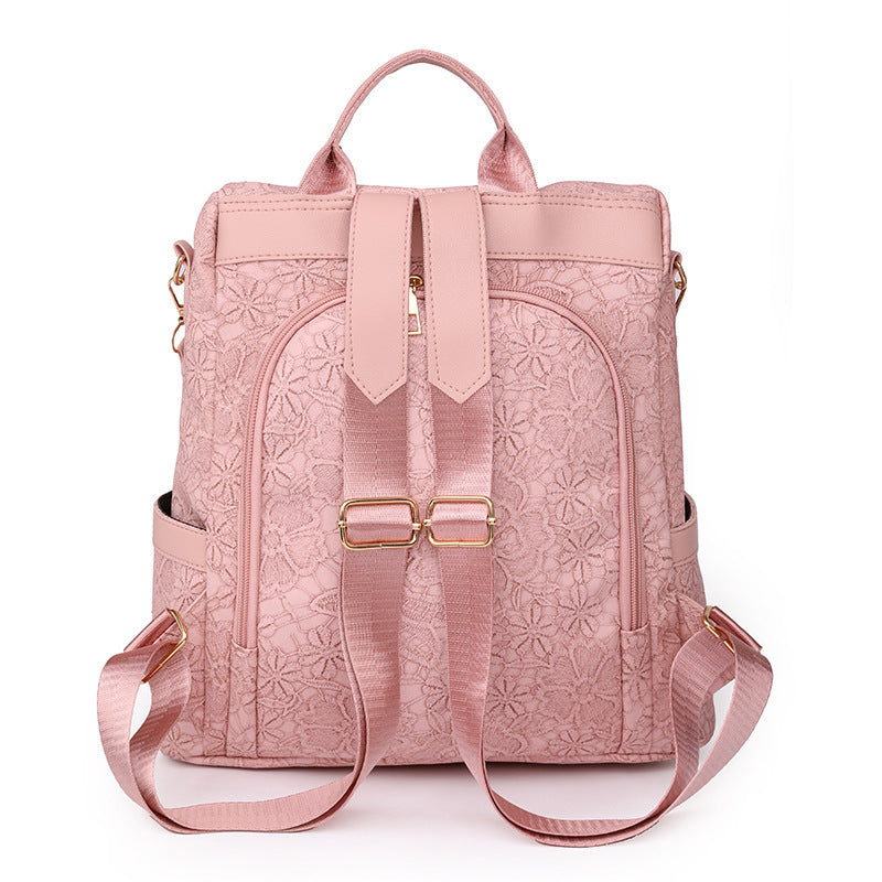 Women's Casual Backpack With Soft Texture