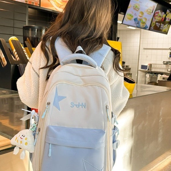 Mori Style Large Capacity Korean College Simple Fashion All-match Backpack