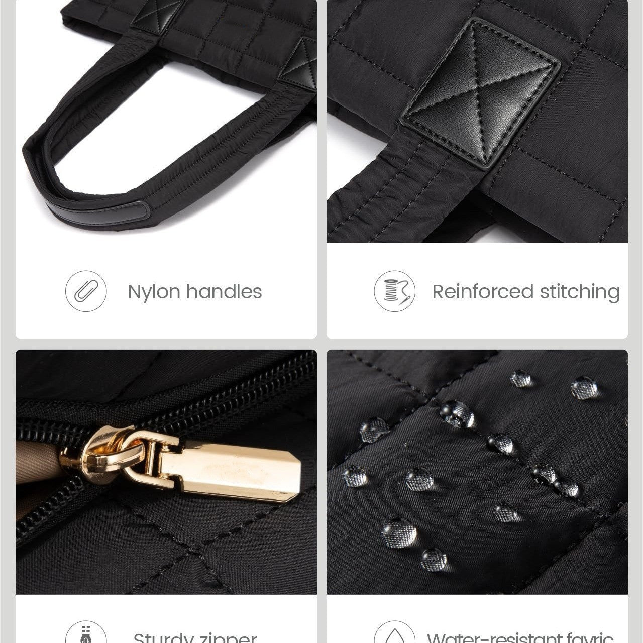 Large Capacity Tote Trendy Rhombus Shoulder Bag