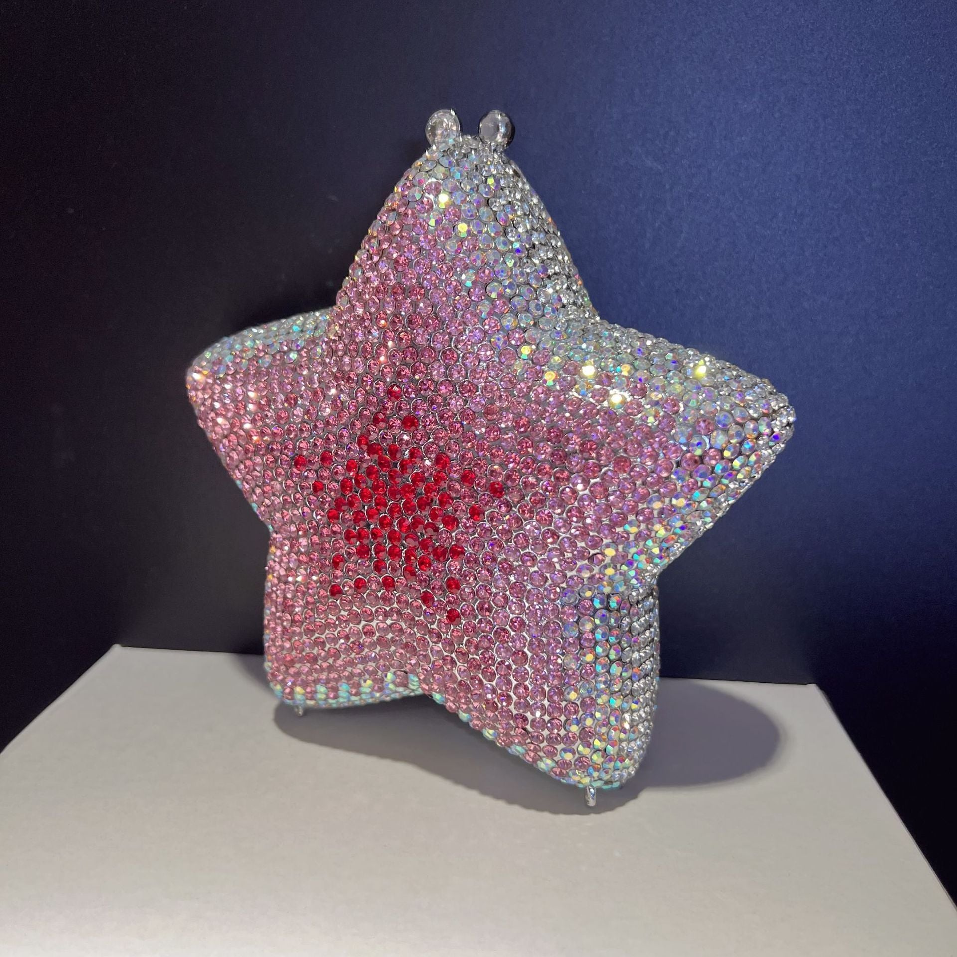 Little Star Studded Diamond Dinner Full Diamond Handbag