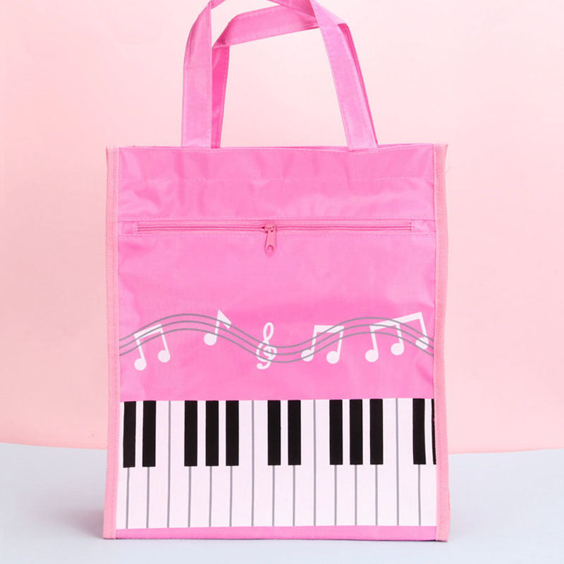 Piano Notes Tuition Bag Tote Bag Two Layers