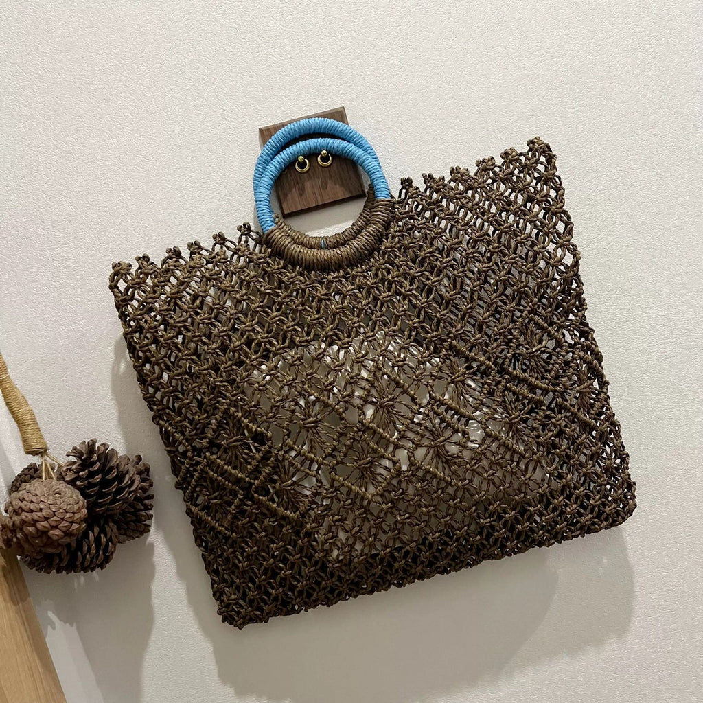 Minority All-match Hollow Handmade Straw Bag
