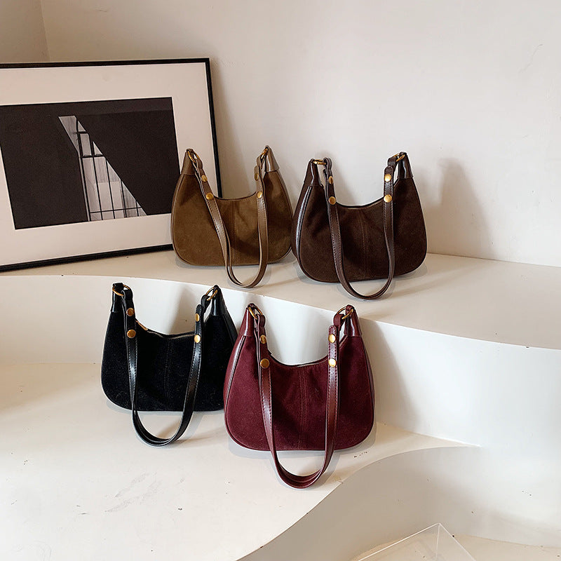 Retro Commuter Versatile Abrasive Crossbody Bag