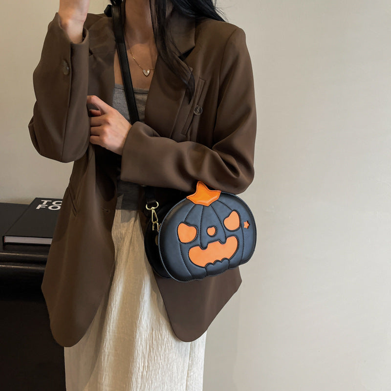 Pumpkin Bag Women's Halloween Shoulder Messenger Bag
