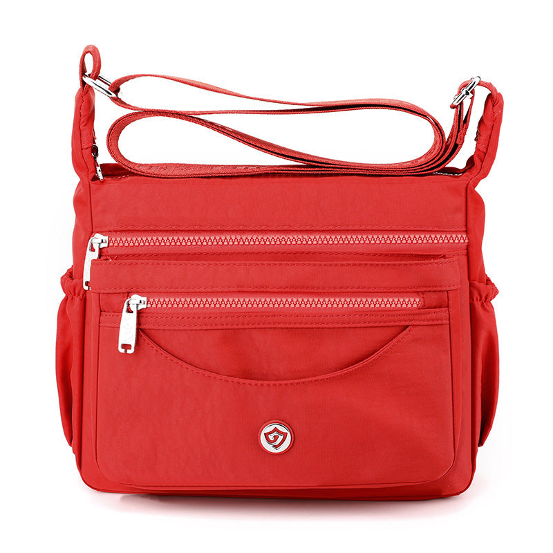 Trendy Women's Shoulder Lightweight Waterproof Nylon Cloth Bag