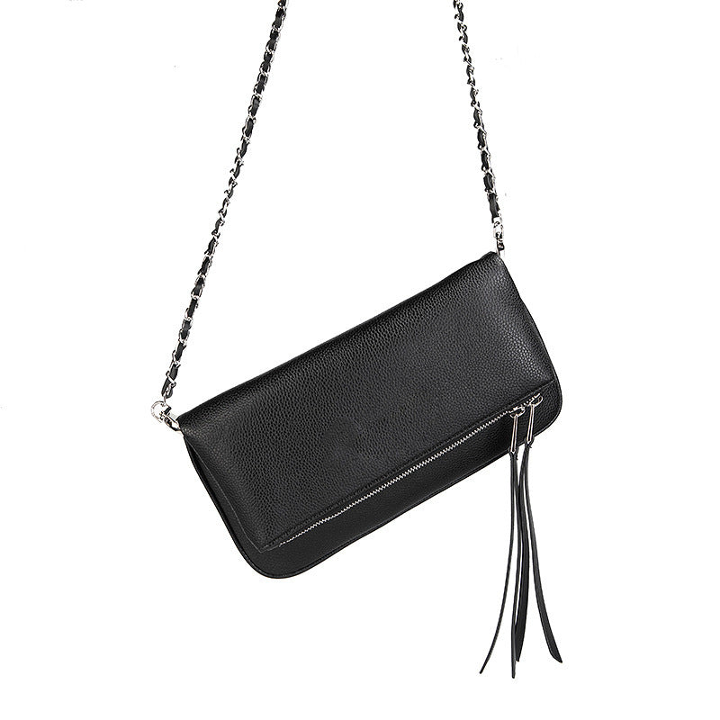 Fashion Chain Folding Clutch Women's Shoulder Messenger Bag