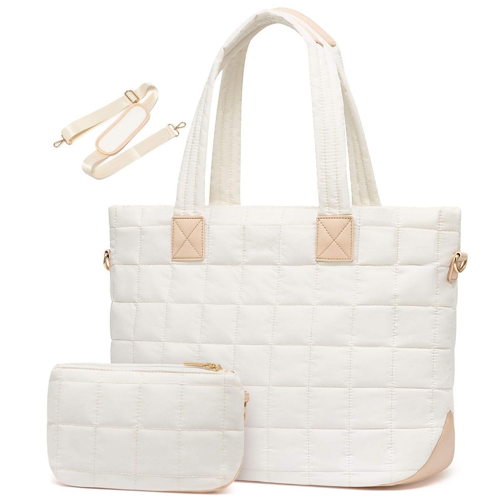 Large Capacity Tote Trendy Rhombus Shoulder Bag