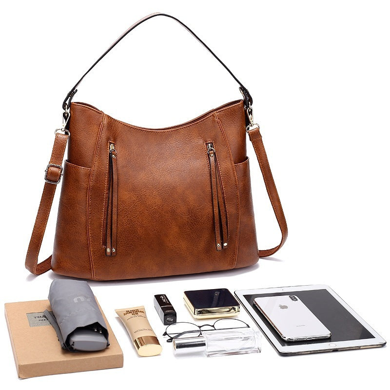 Luxury Women Bag Handbags Women Messenger Bags Leather Designer Handbag  Vintage Big Large Capacity Hobos Female Bag