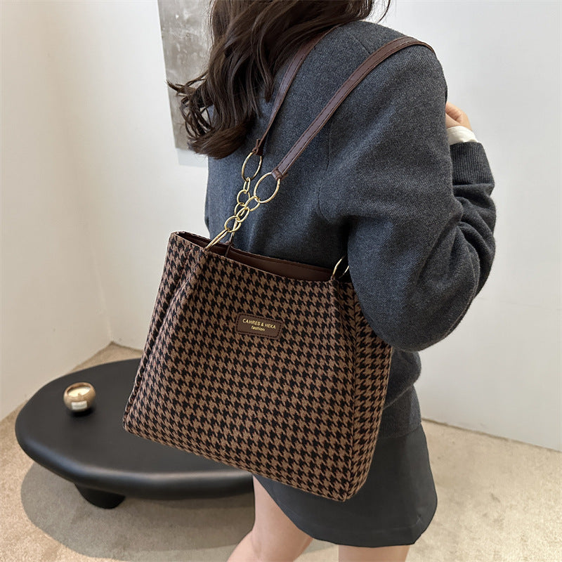 Fall Idle Style Chain Tote Shoulder Large Capacity