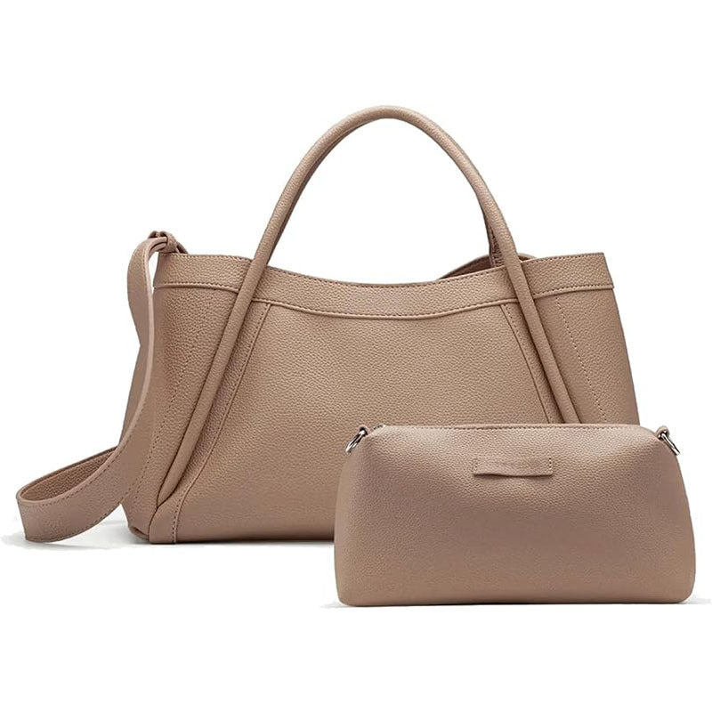 Versatile Vintage Lychee Pattern Commuter Bag Shoulder Messenger Bag