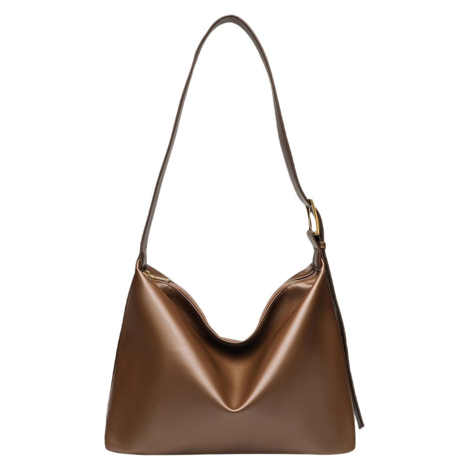 Soft Collapse Simple Style One Shoulder Large Capacity Totes