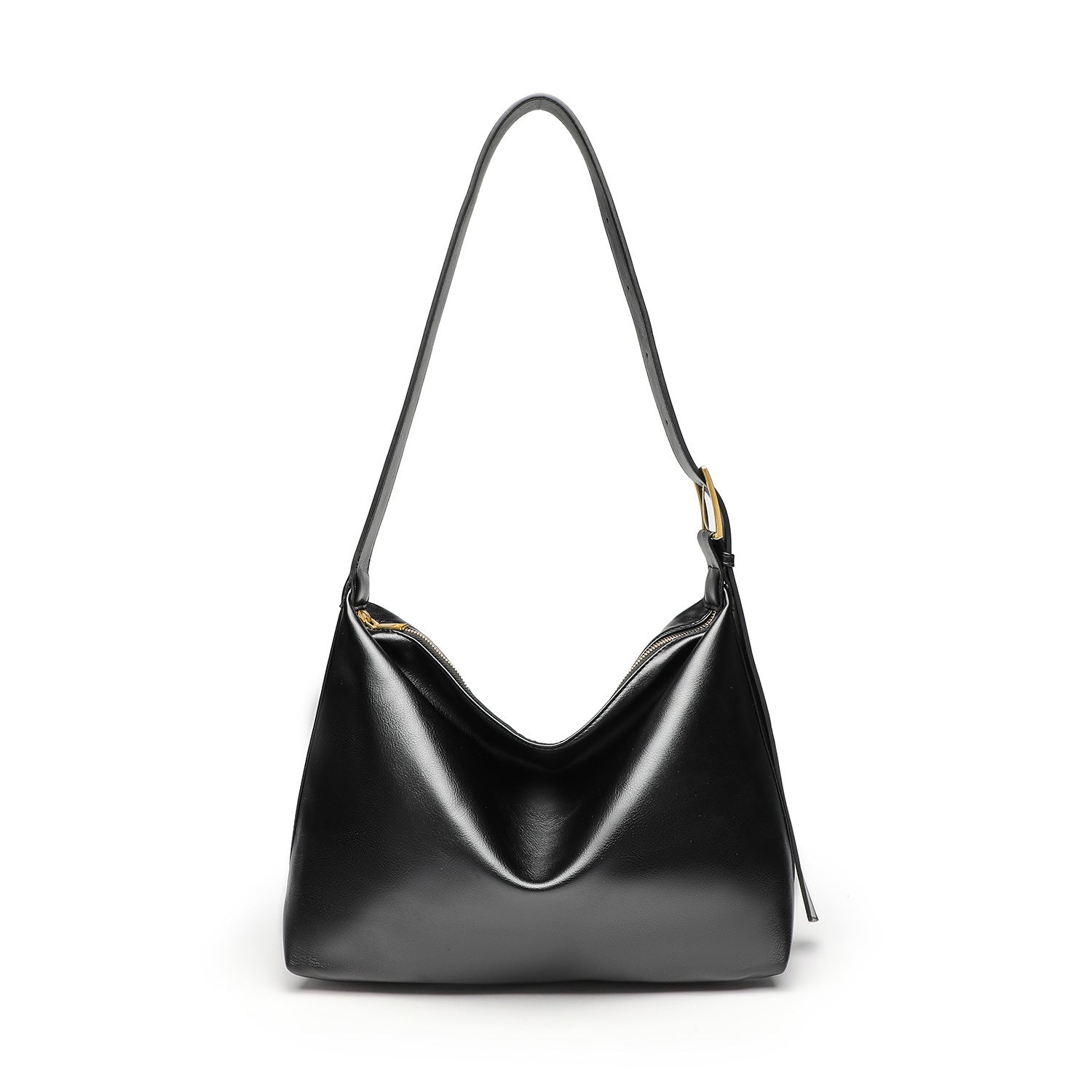 Soft Collapse Simple Style One Shoulder Large Capacity Totes