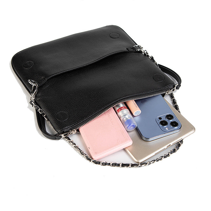 Fashion Chain Folding Clutch Women's Shoulder Messenger Bag