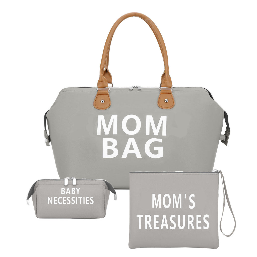 Multifunctional Large Capacity Waterproof And Hard-wearing Baby Diaper Bag Suit