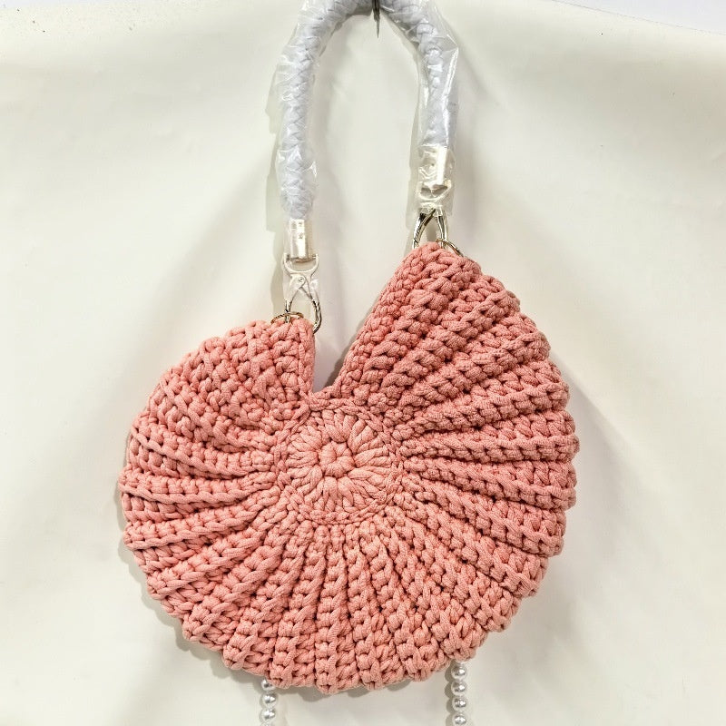 New Handmade Woven Pearl Chain Candy Color Fashion