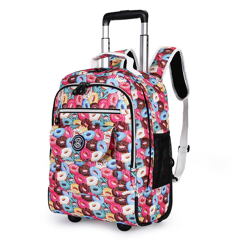 Ultra-light Back Pull Dual-purpose Trolley Backpack