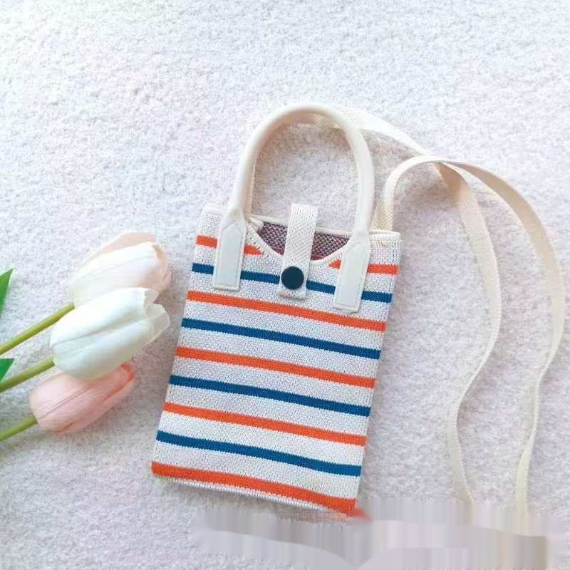 Women's Crossbody Small Cute And Lightweight Four Seasons Striped Handbag