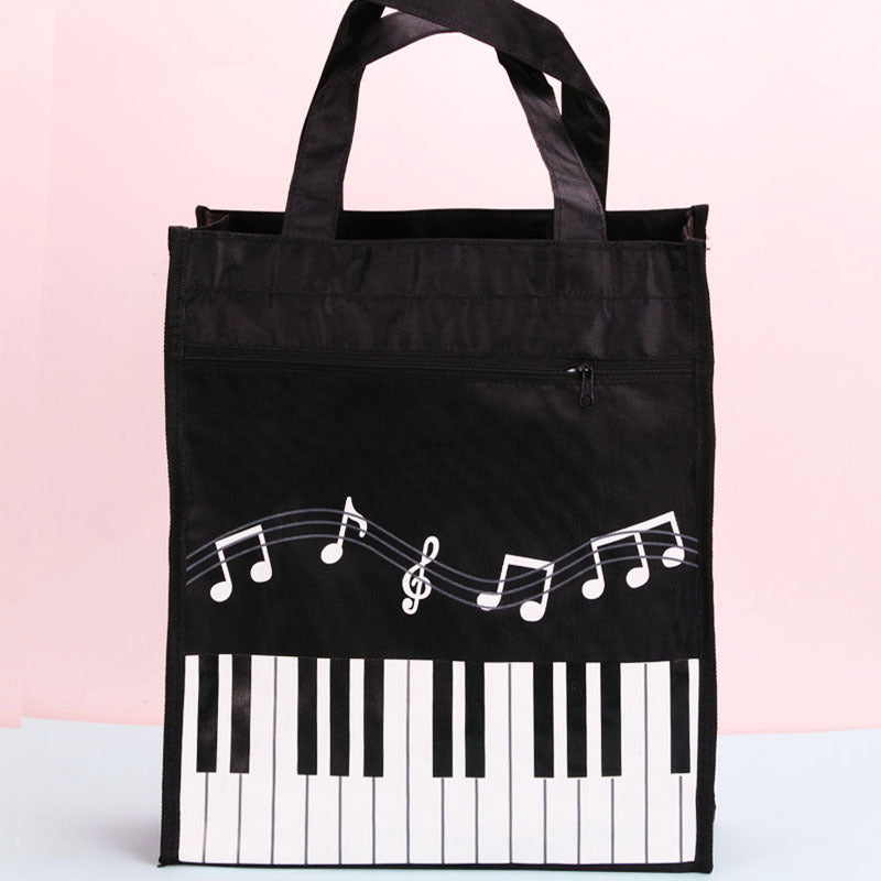 Piano Notes Tuition Bag Tote Bag Two Layers