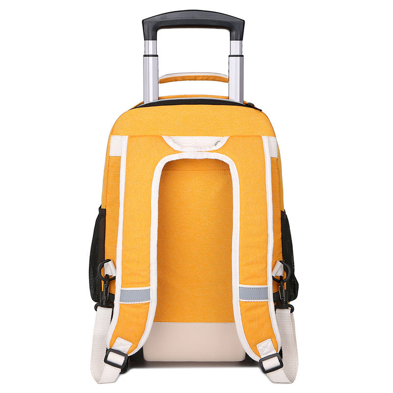 Ultra-light Back Pull Dual-purpose Trolley Backpack