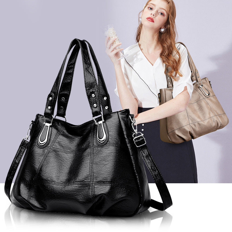 Simple And Versatile Affordable Luxury Fashion Texture Commuter Hand-carrying Bag