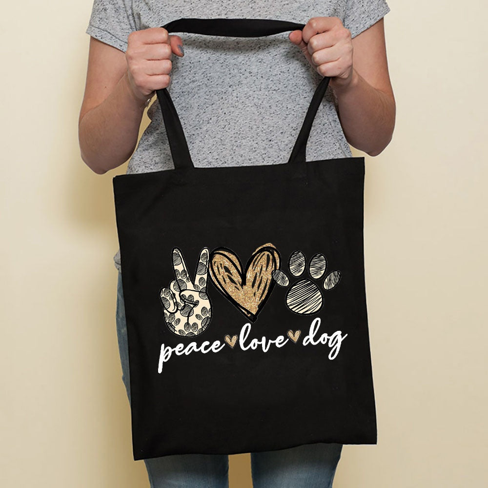 Sausage Cute Pet Dog Printed Canvas Bag