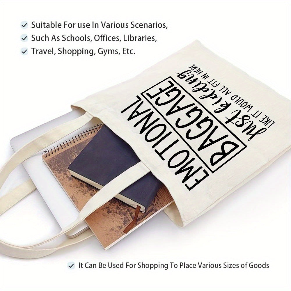Printed Handbag Canvas Bag Suitable For Party Travel Shopping